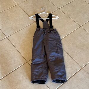 Kids Gray Snow Pants
